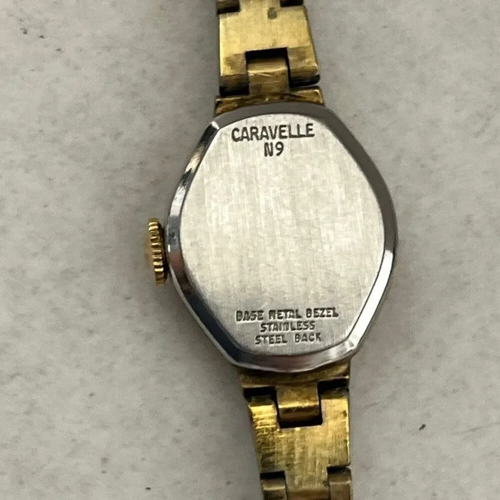 Caravelle by Bulova Women's Goldtone N9‎ Base Metal Textured Wristwatch